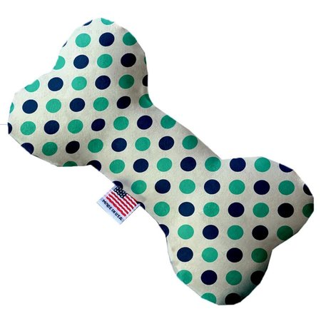 MIRAGE PET PRODUCTS Aquatic Dots 10 in. Bone Dog Toy 1264-TYBN10